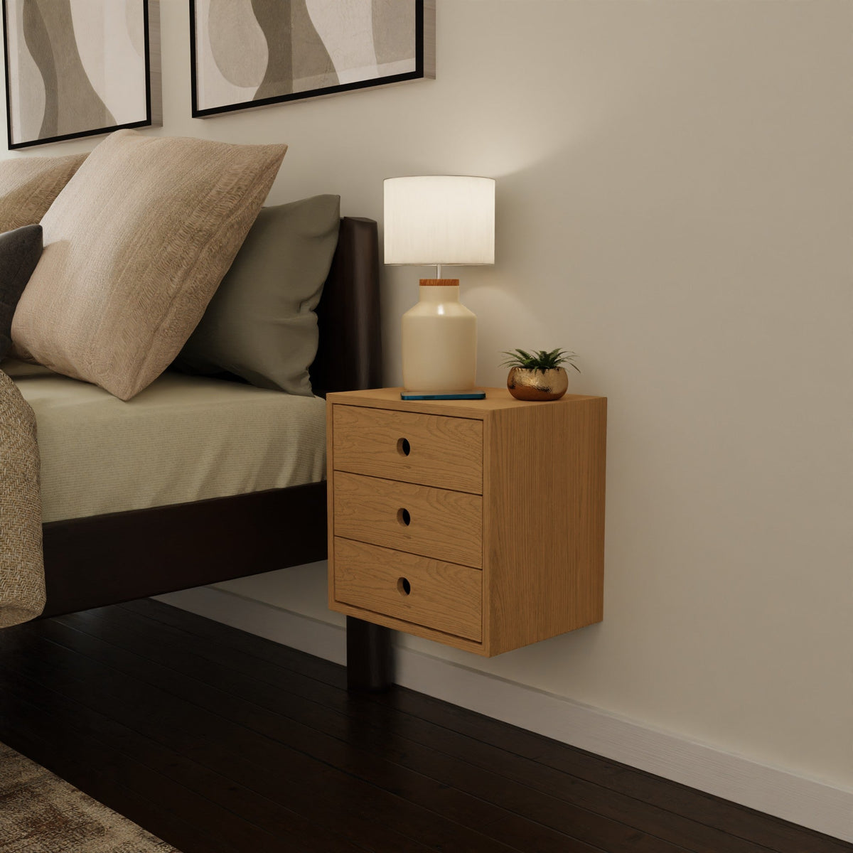 Cherry Triple Tall Nightstand Krovel Furniture Co.