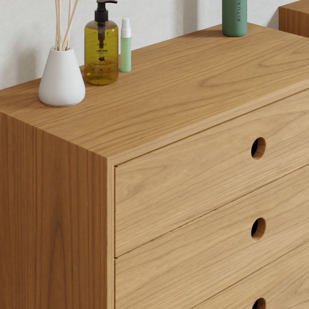 Cherry Floating Dresser - Krovel Furniture Co. Handmade in Maine