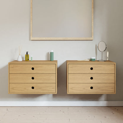 Floating Dresser in Cherry - Krovel Handmade in Maine