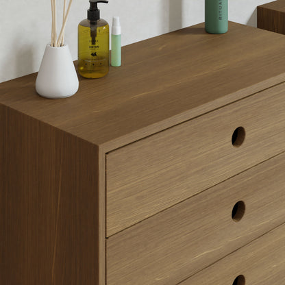 Floating Dresser in White Oak - Krovel Handmade in Maine