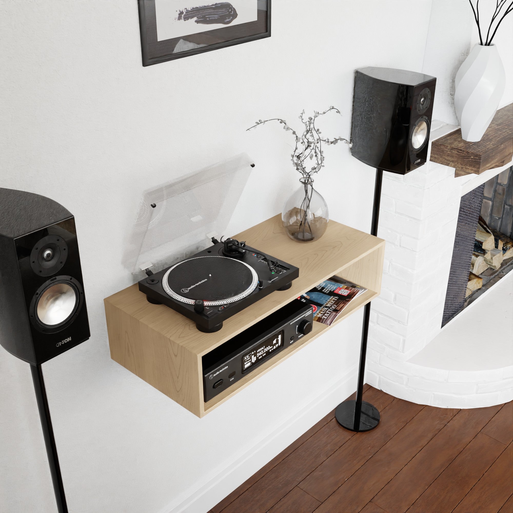 Stereo Console Table at Steven Broadnax blog