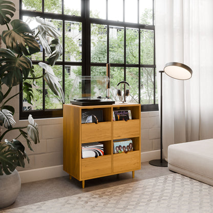 Record Credenza in Cherry - Krovel Handmade in Maine