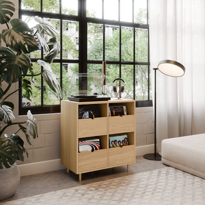 Record Credenza in Maple - Krovel Handmade in Maine