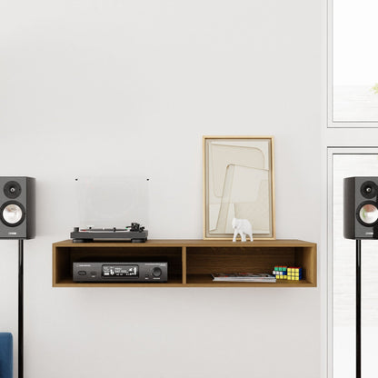 Stereo Table in White Oak - Krovel Handmade in Maine