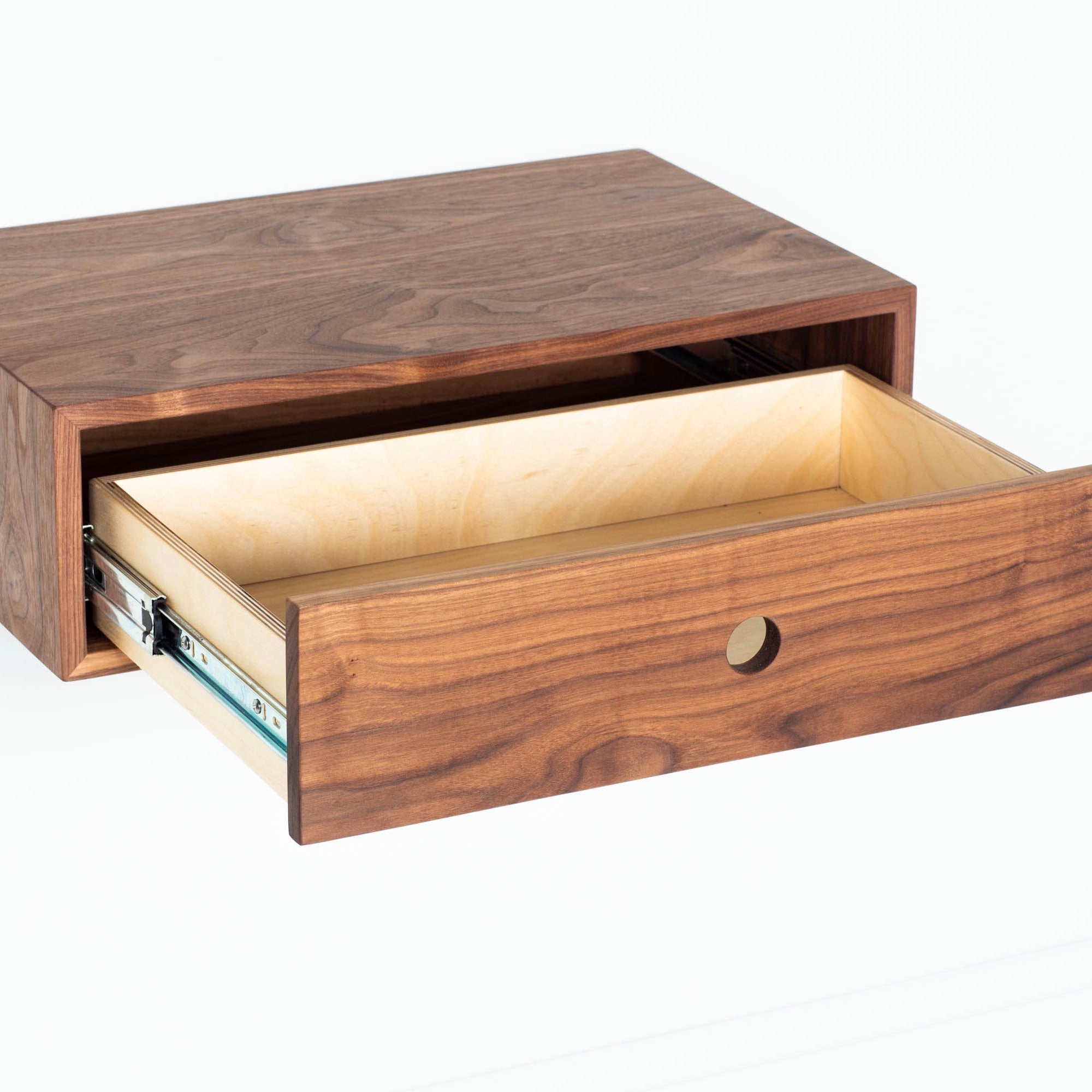 Walnut Floating Storage Cabinet – Krovel Furniture Co.