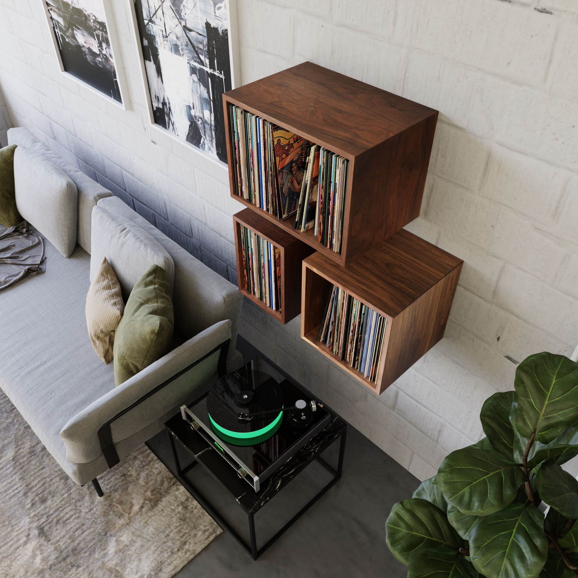 Record Album Storage Furniture